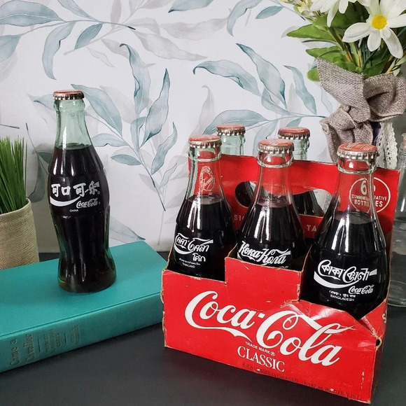 Coca Cola Other - COCA-COLA | Vintage 1990 Around The World 6-Pack